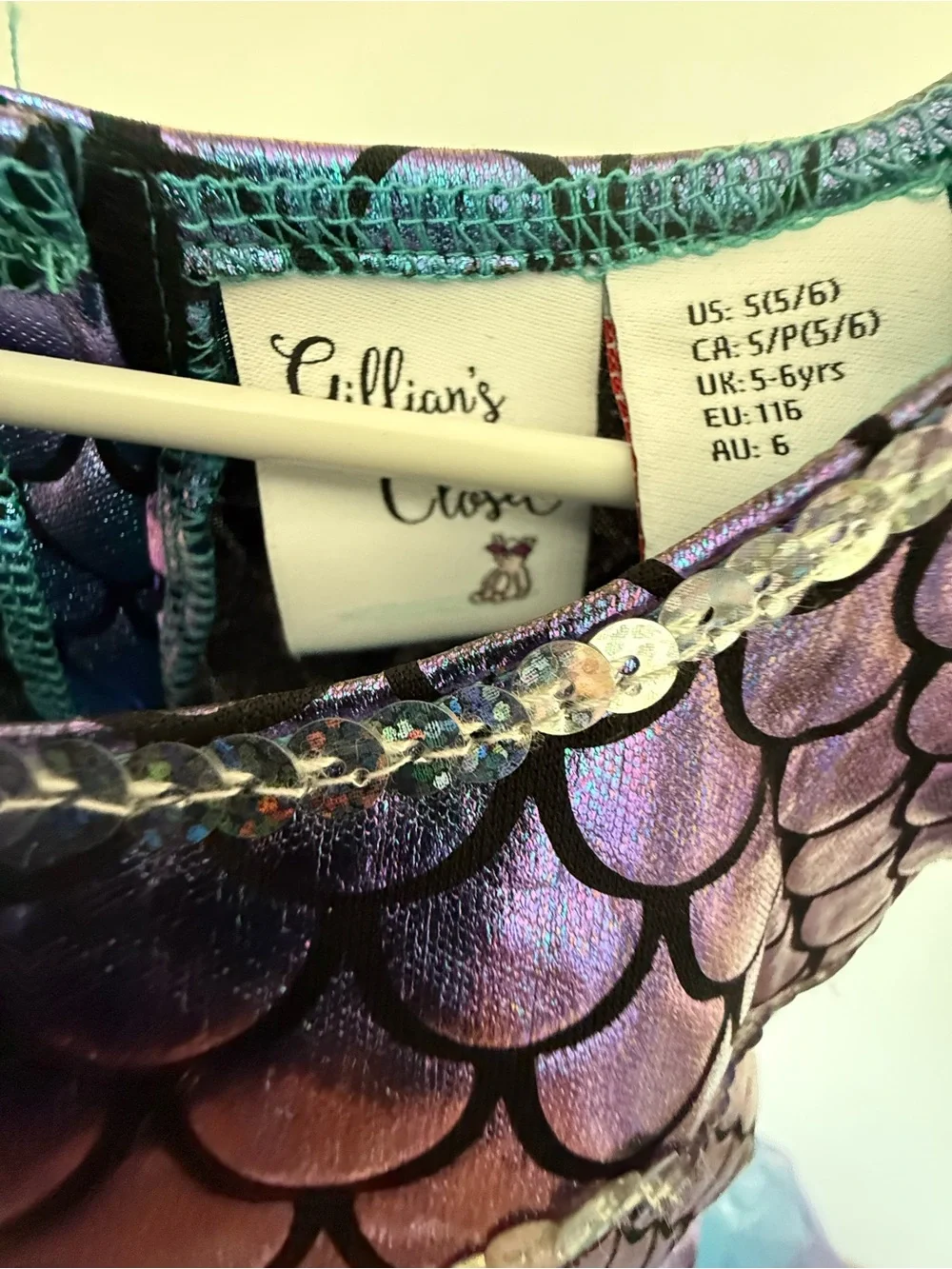 Gillian’s closet Fish costume